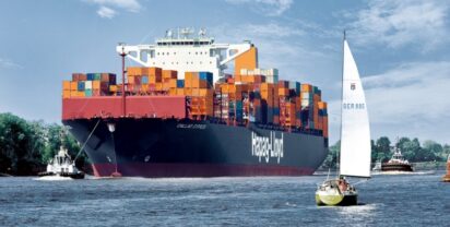 MFO Header Hapag-Lloyd erzielt höheren Gewinn „Callao Express“ auf dem Weg nach Altenwerder. Foto: HLAG